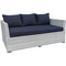 Deko Living Outdoor Wicker Patio Sofa & Ottoman Set with Adjustable Table Height COP30010 - alternate 2